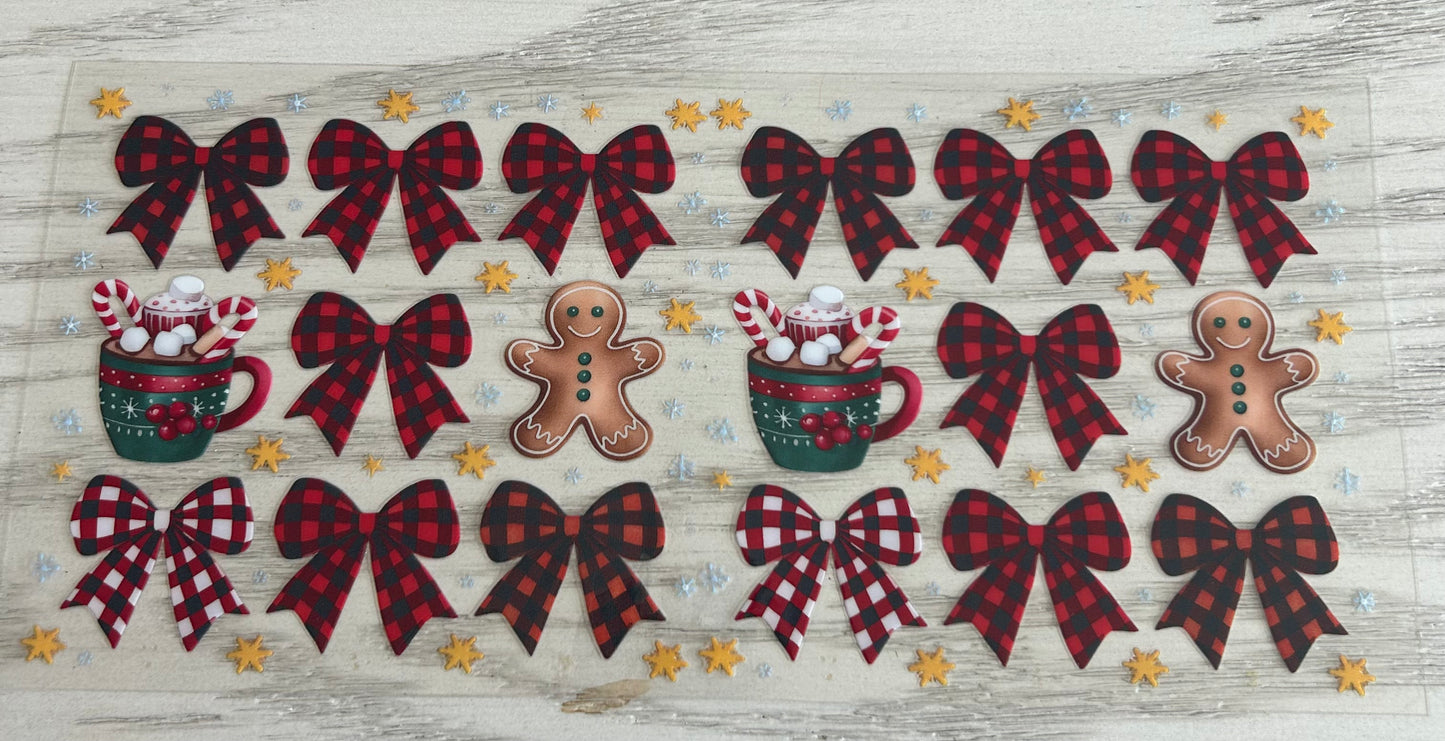Christmas cup wrap
