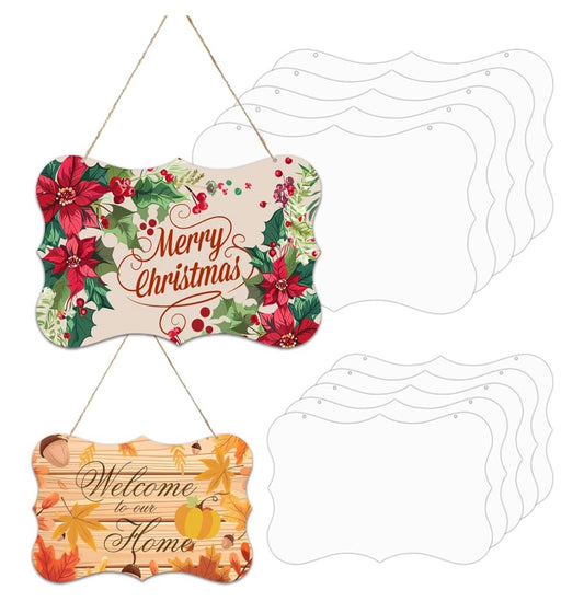 Personalized 8” acrylic door hang