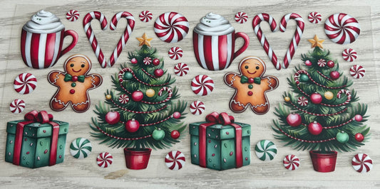 Christmas cup wrap