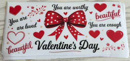 Valentines cup wrap