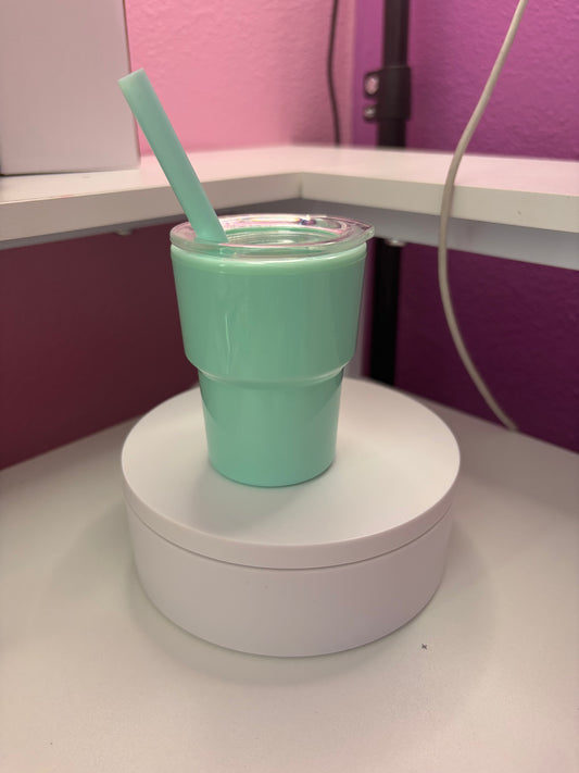 Green shot glass