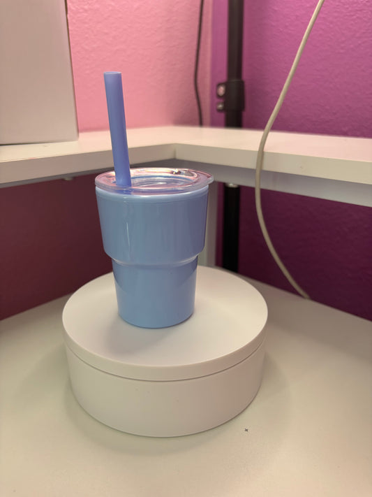 Blue shot glass
