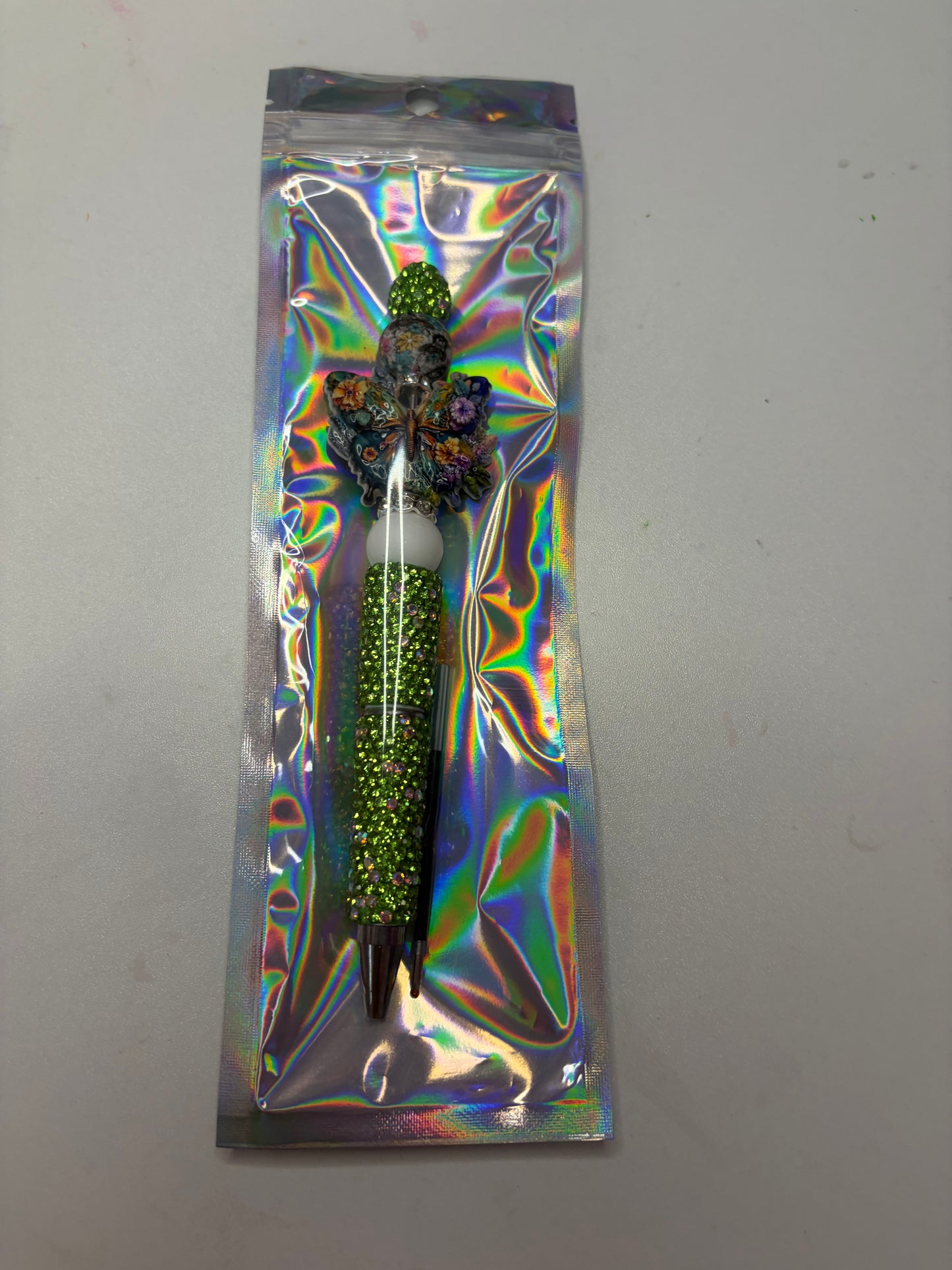 Butterfly bling pen