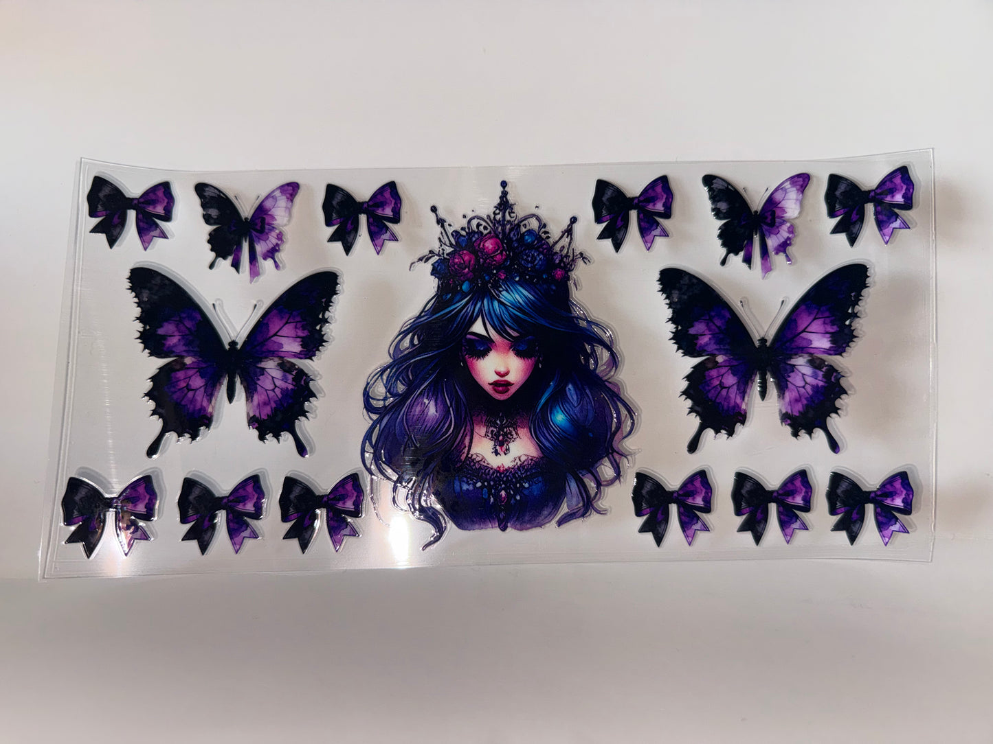 Purple Queen and Butterflies