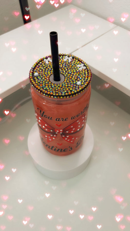 16oz Valentine’s Day Cat Eye