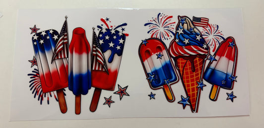 Patriotic Popsicles Wrap