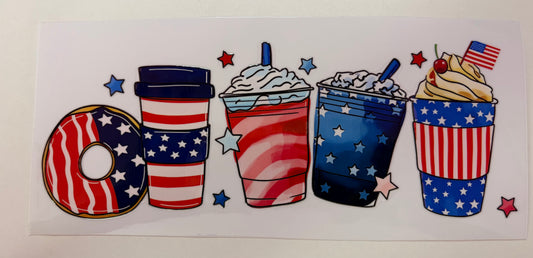 Patriotic Coffee Wrap