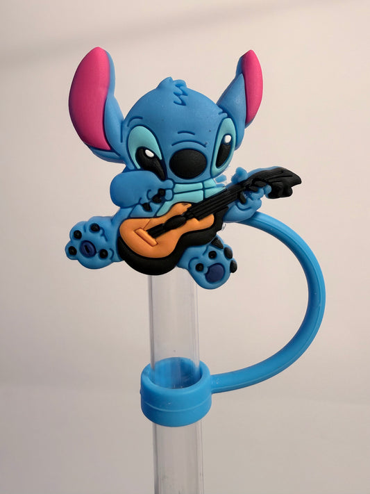 Guitar Playing Stitch Straw Topper