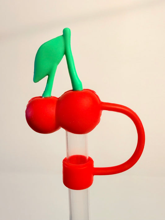 Cherry Straw Topper