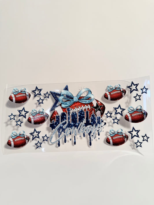 Cowboys Bow Drip Wrap