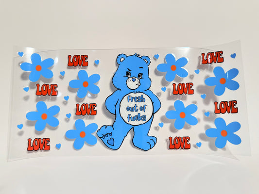Blue Curse Bear Wrap