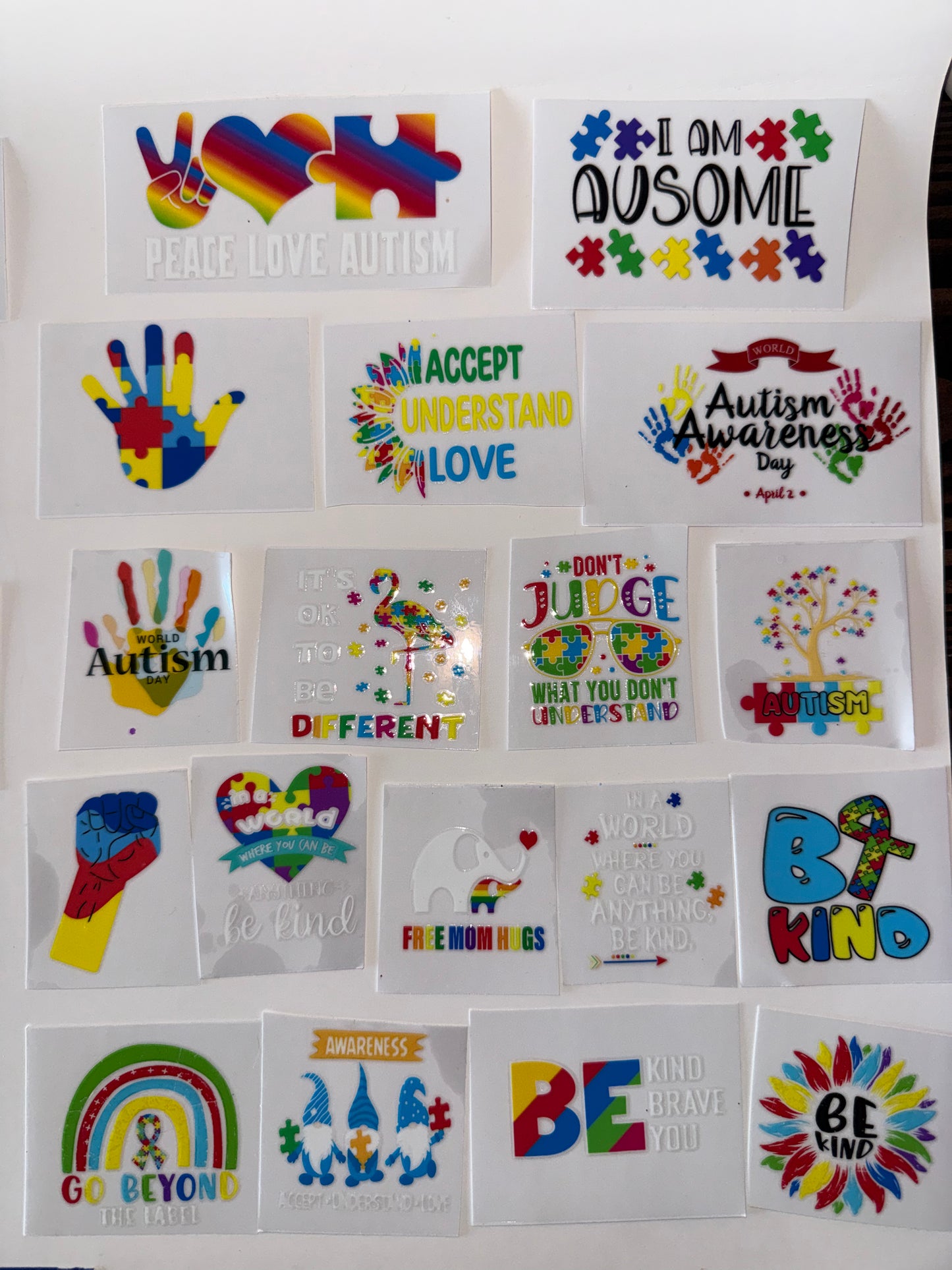 Autism Mini Wraps