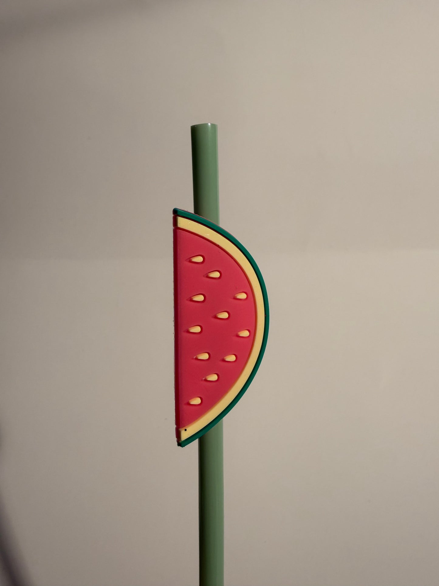Watermelon Straw Charm