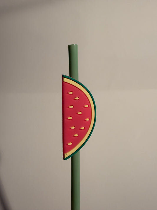 Watermelon Straw Charm