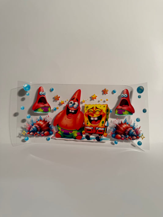 SpongeBob and Patrick Laughing Wrap