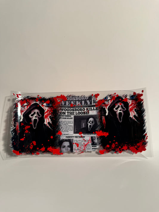 Scream Blood Splatter Wrap